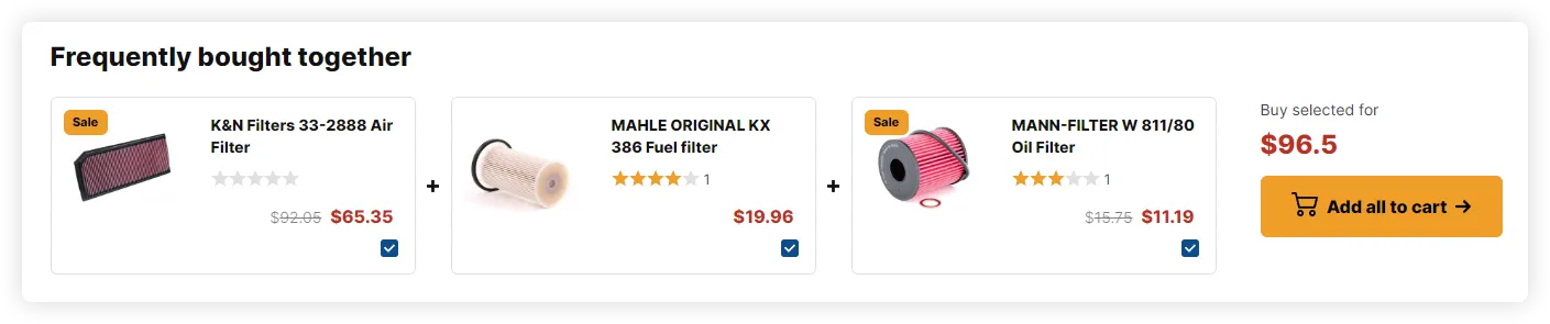 Pièces détachées automobiles algériennes pour l'équipe automobile