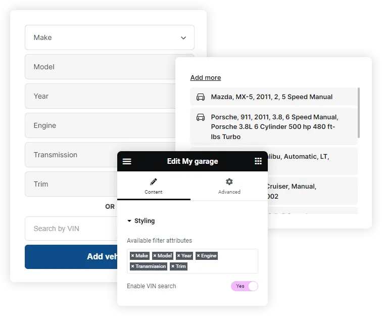 Pièces détachées automobiles algériennes pour l'équipe automobile