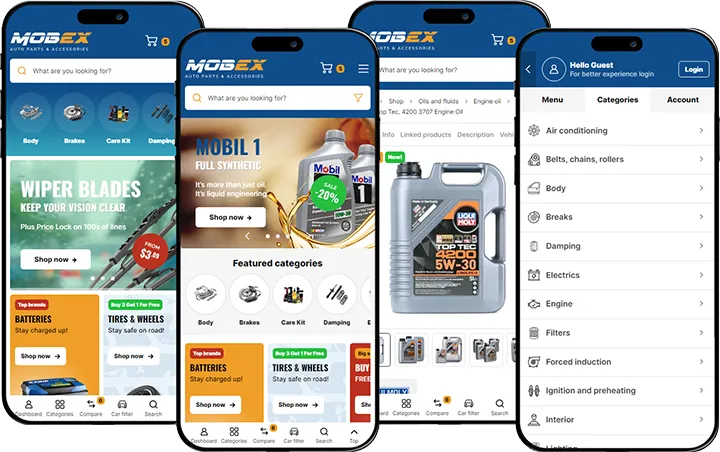 Pièces détachées automobiles algériennes pour l'équipe automobile