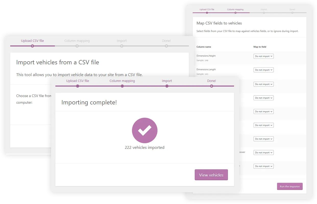 Pièces détachées automobiles algériennes pour l'équipe automobile